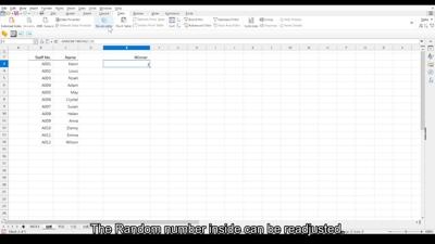 Function RANDBETWEEN