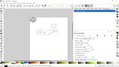 Path Effects – Pattern Along Path