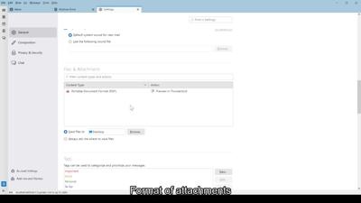 File and Attachment Save Settings