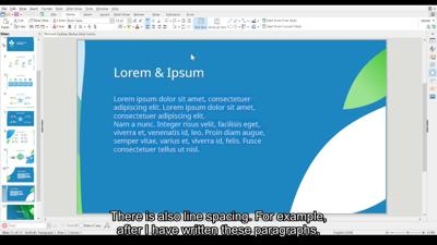 Character and Paragraph Spacing