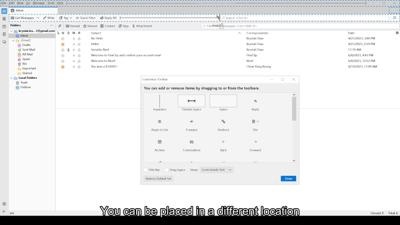 Customize Toolbar