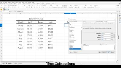 Function OFFSET