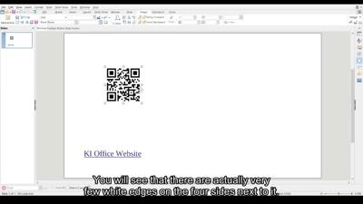 Hyperlink and QR Code
