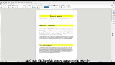Font & Spacing