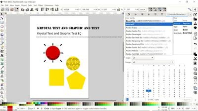 Text Menu List