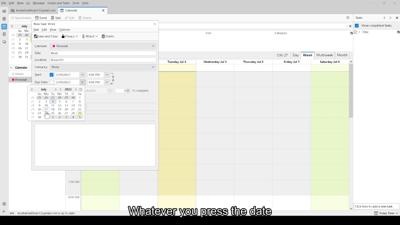 Calendar – Create Jobs
