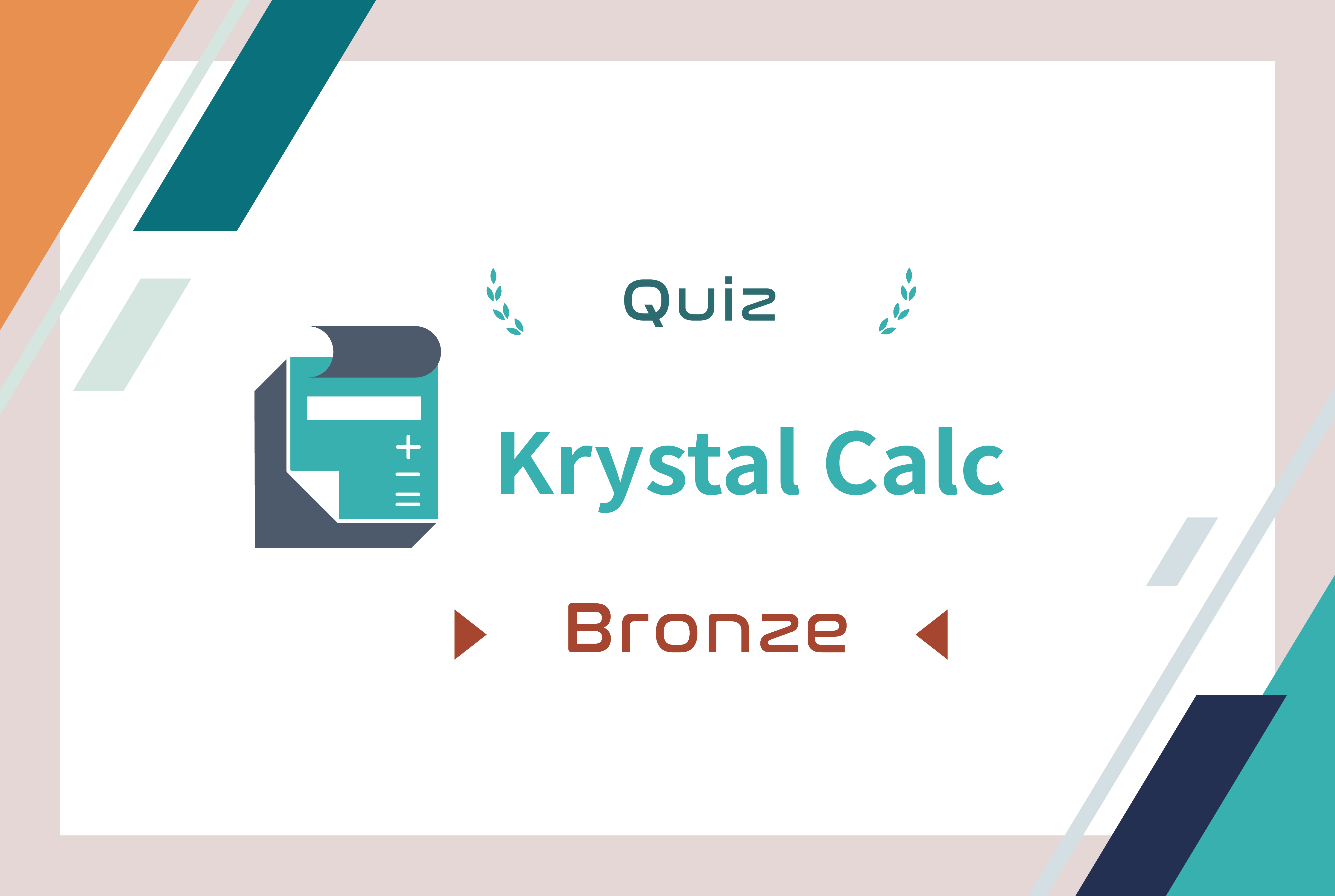 Quiz – Calc (Bronze)