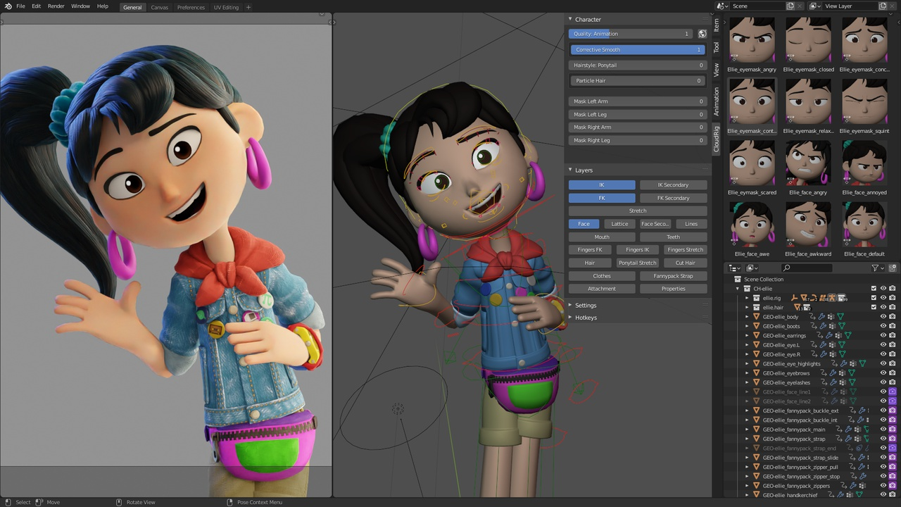 Blender 3D 動畫